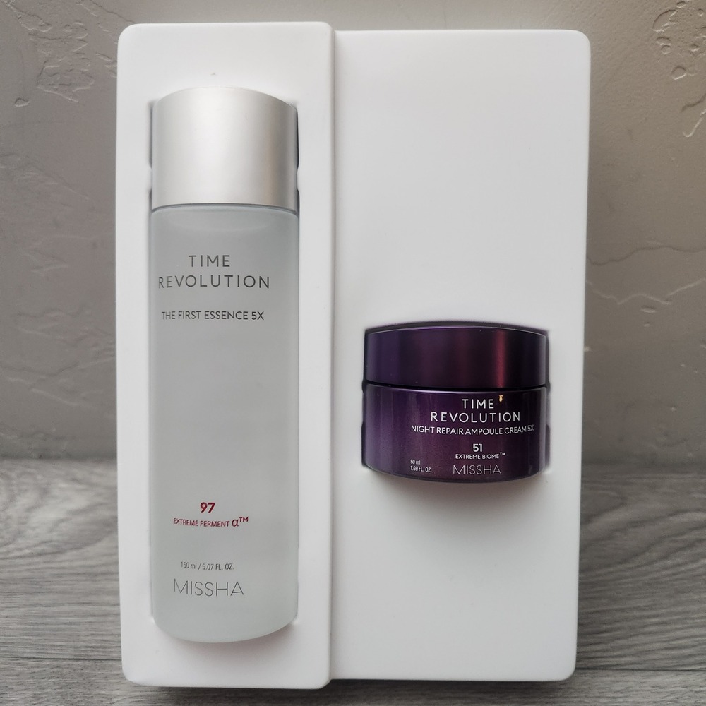Missha Purple Time Revolution Essential Care Set 2pc K-Beauty Anti-Aging Set
